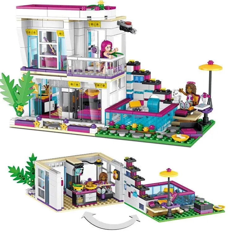 Pop Star Livi's House Building Block: A Stylish and Educational Toy for Kids