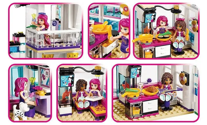 Pop Star Livi's House Building Block: A Stylish and Educational Toy for Kids