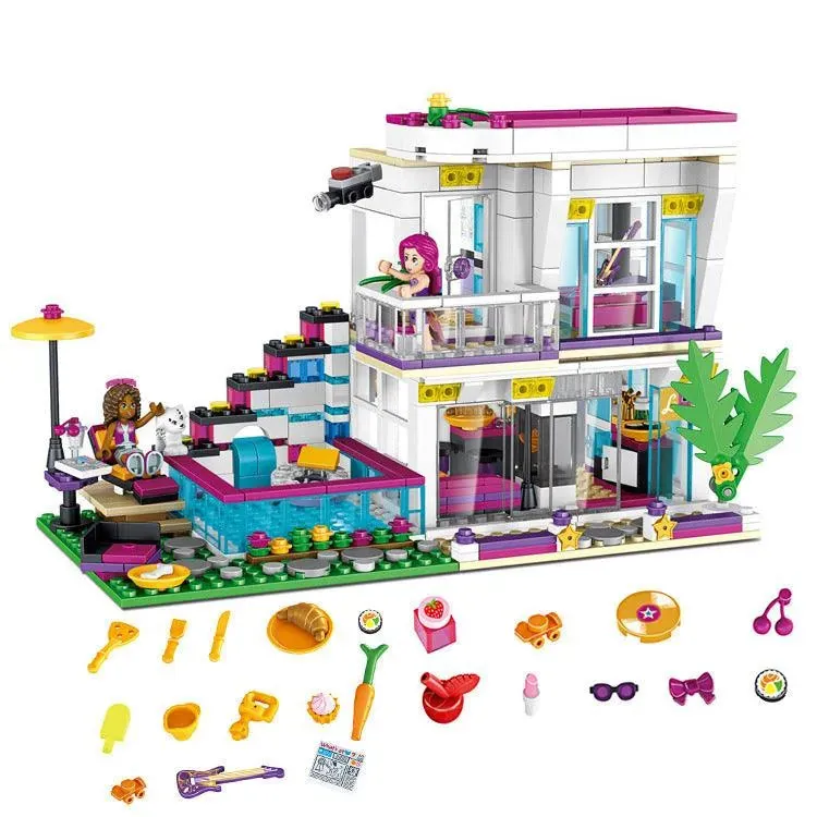 Pop Star Livi's House Building Block: A Stylish and Educational Toy for Kids