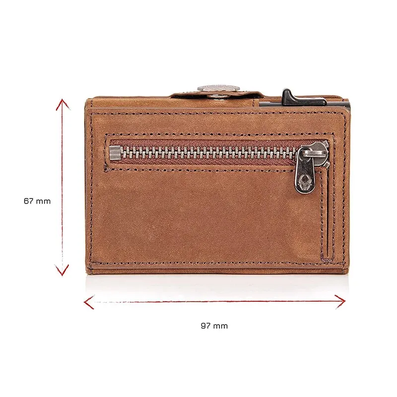 Pop-Up Credit Card Wallet – RFID & Genuine Leather