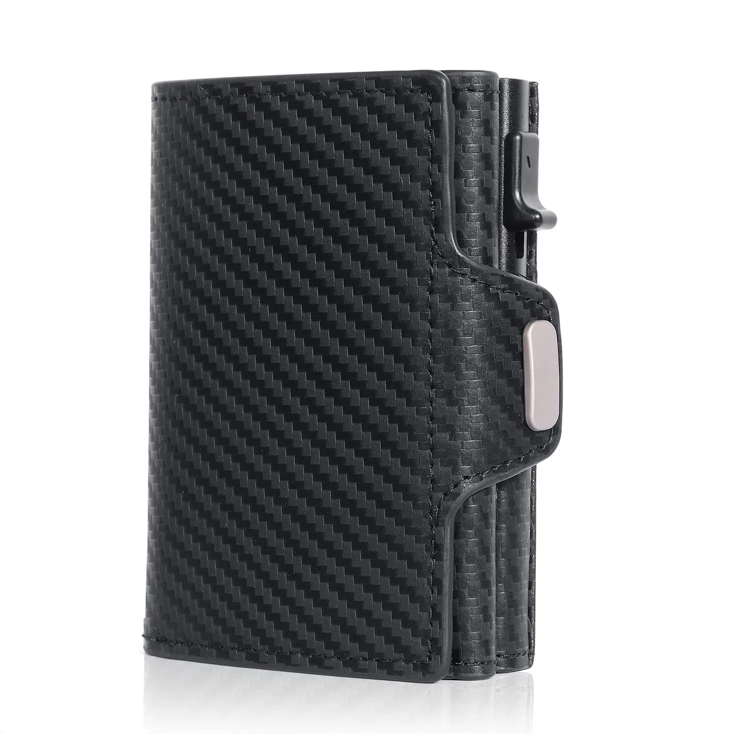 Pop-Up Credit Card Wallet – RFID & Genuine Leather