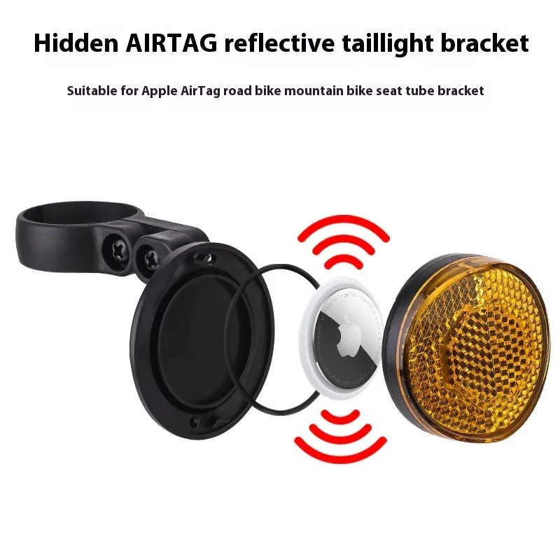 Positioning Anti-theft Taillight Bracket Bicycle Seat Post Reflective Taillight