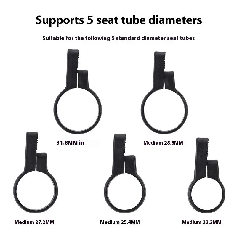 Positioning Anti-theft Taillight Bracket Bicycle Seat Post Reflective Taillight