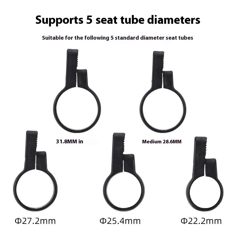 Positioning Anti-theft Taillight Bracket Bicycle Seat Post Reflective Taillight