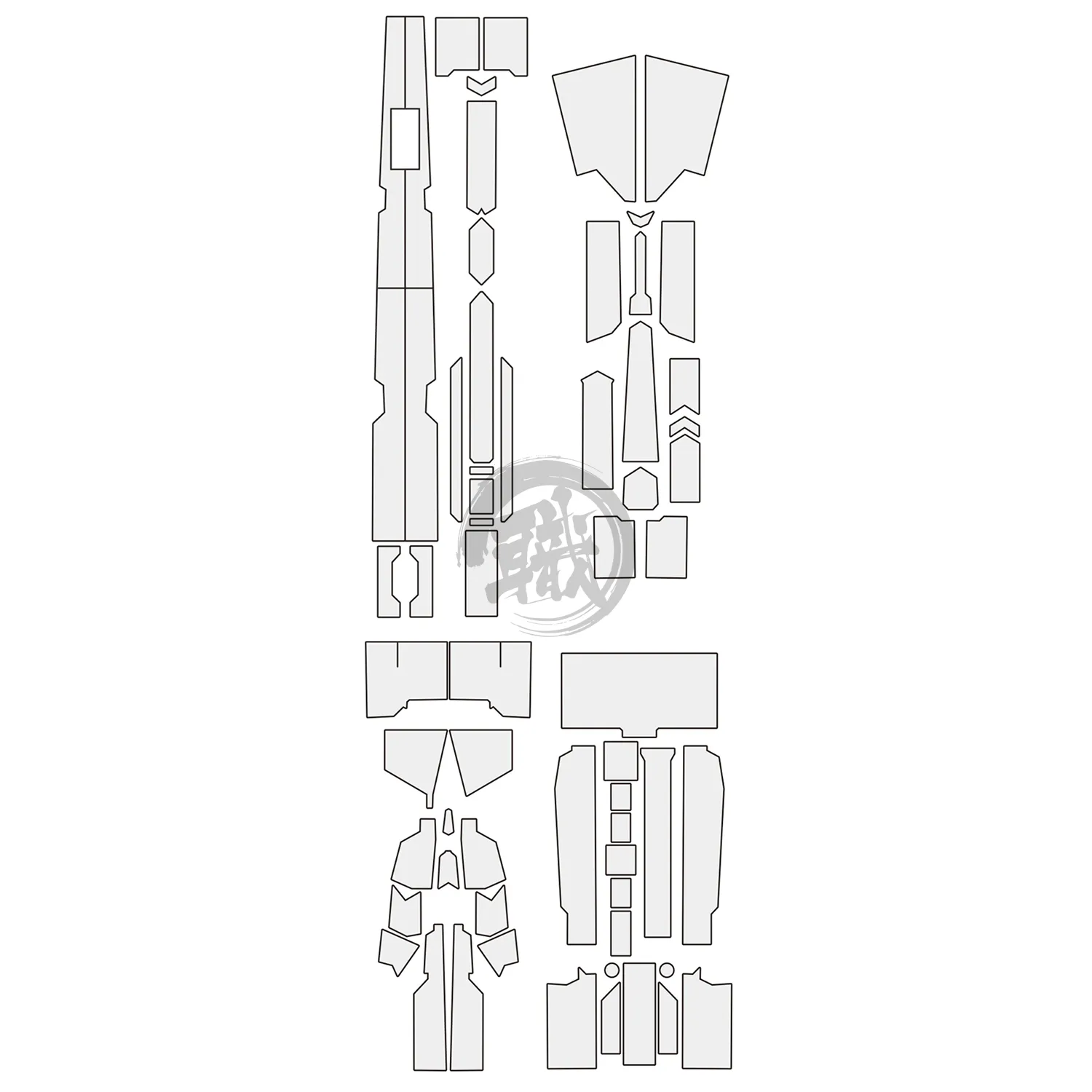 Pre-Cut Masking Tape for Yujiao Land Nu/Hi-Nu Funnels