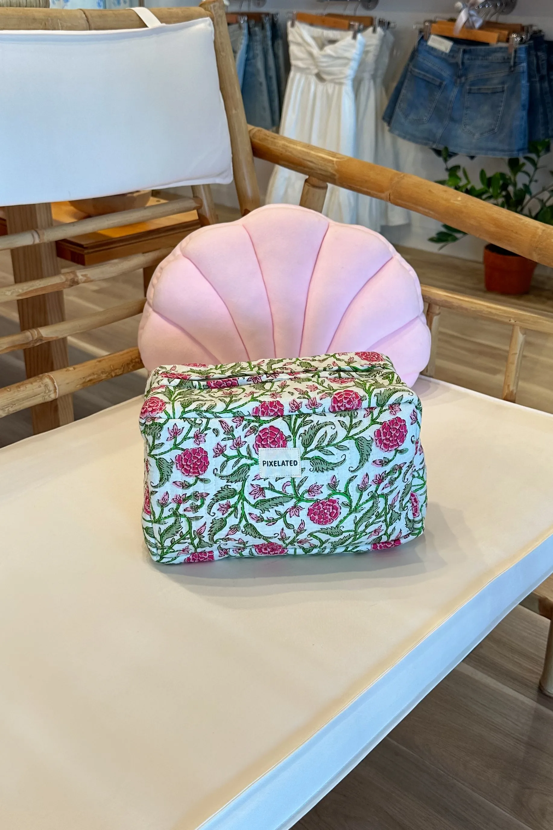 Quilted Makeup Bag by Pixelated