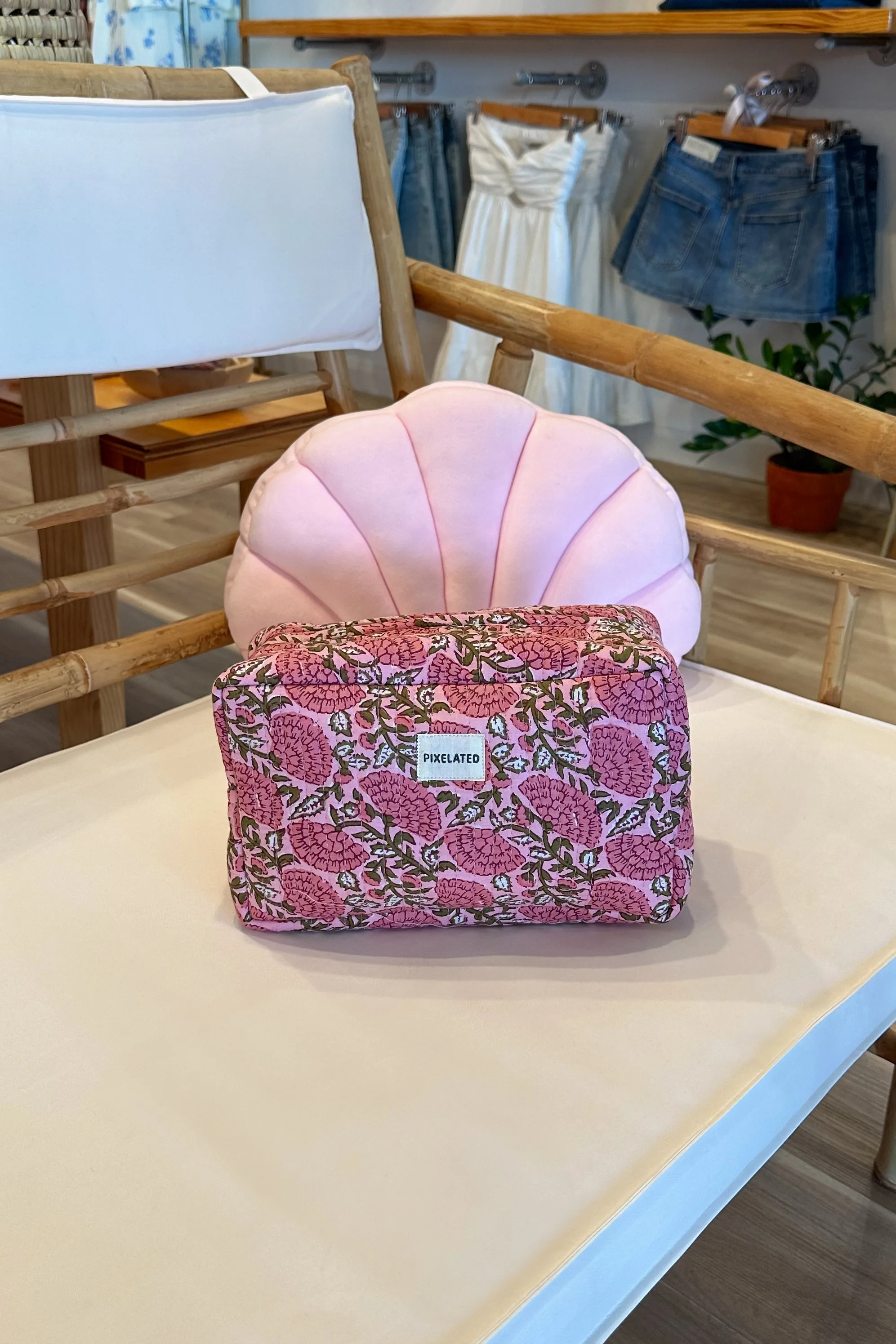 Quilted Makeup Bag by Pixelated