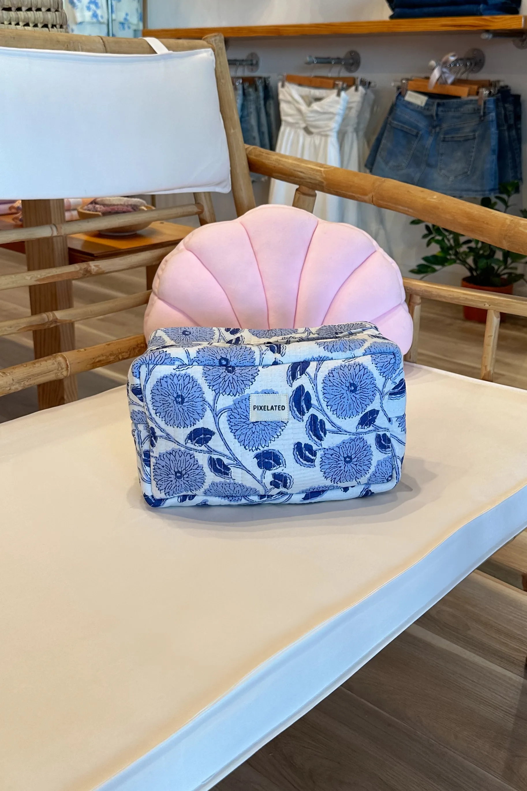 Quilted Makeup Bag by Pixelated