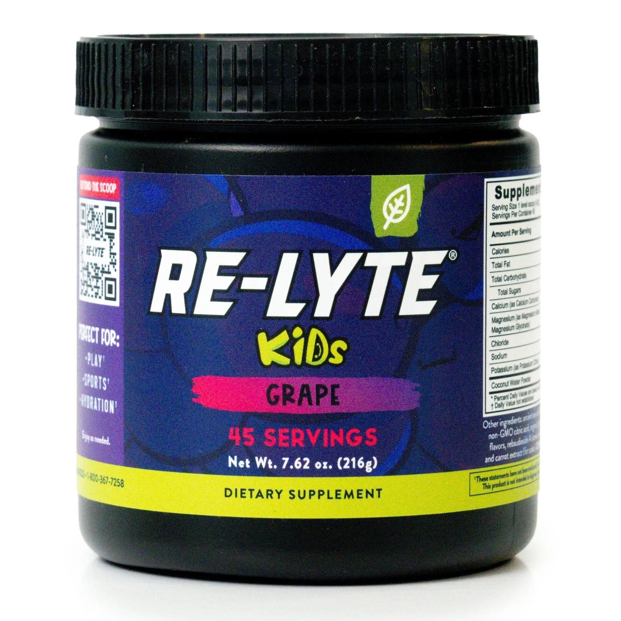 Re-Lyte Kids Hydration - Grape - Tub - 45 Serves