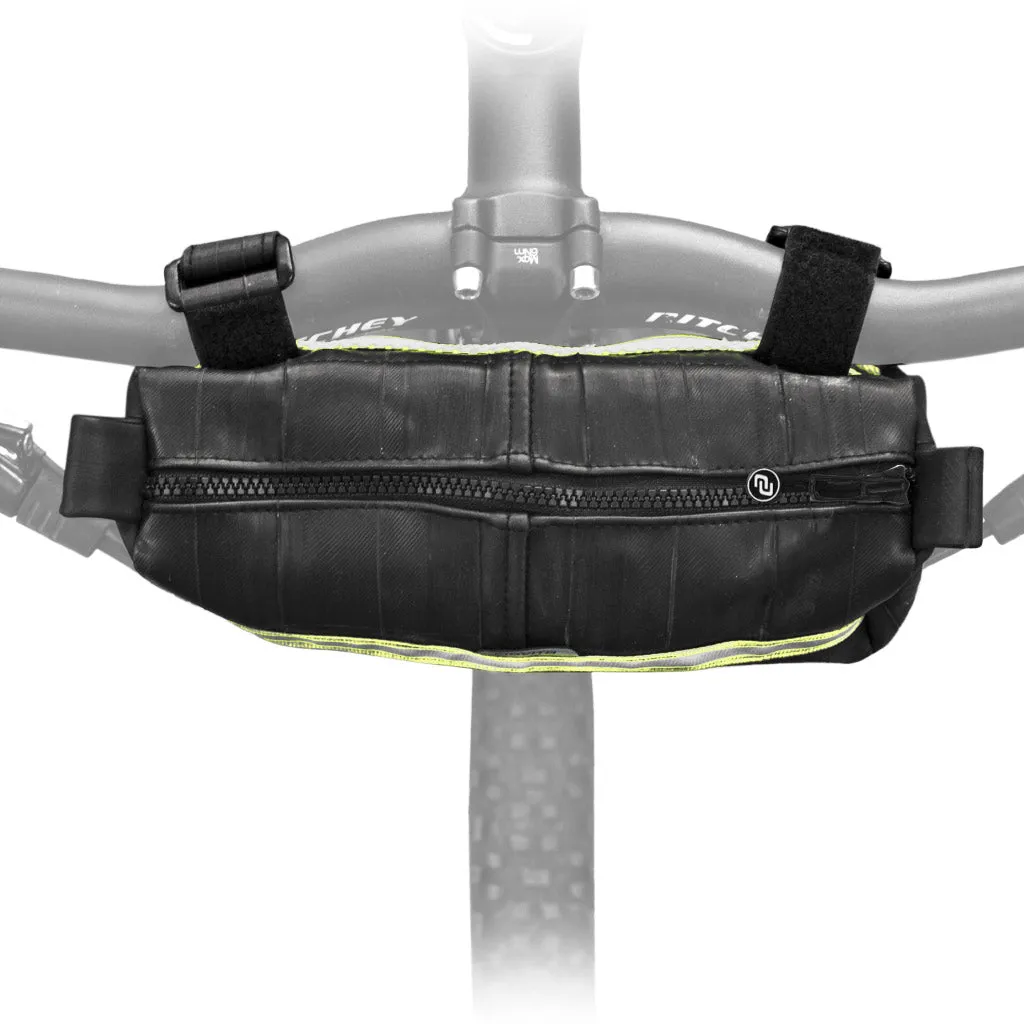 Recycled Inner Tube Barrito Bag (Lumo Webbing)
