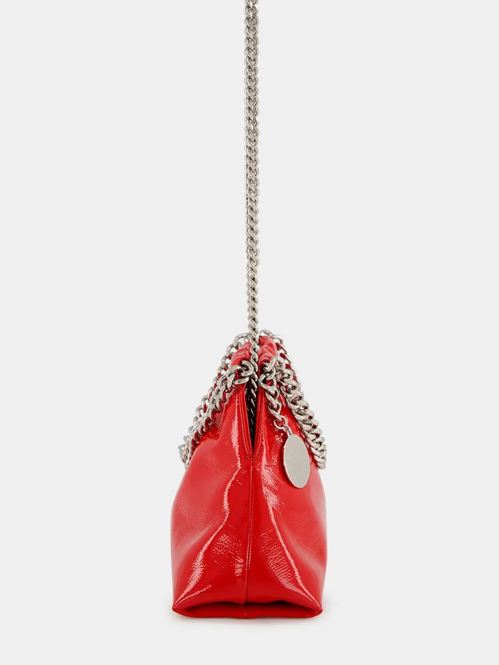 Red Falabella Drawstring Crossbody Bag