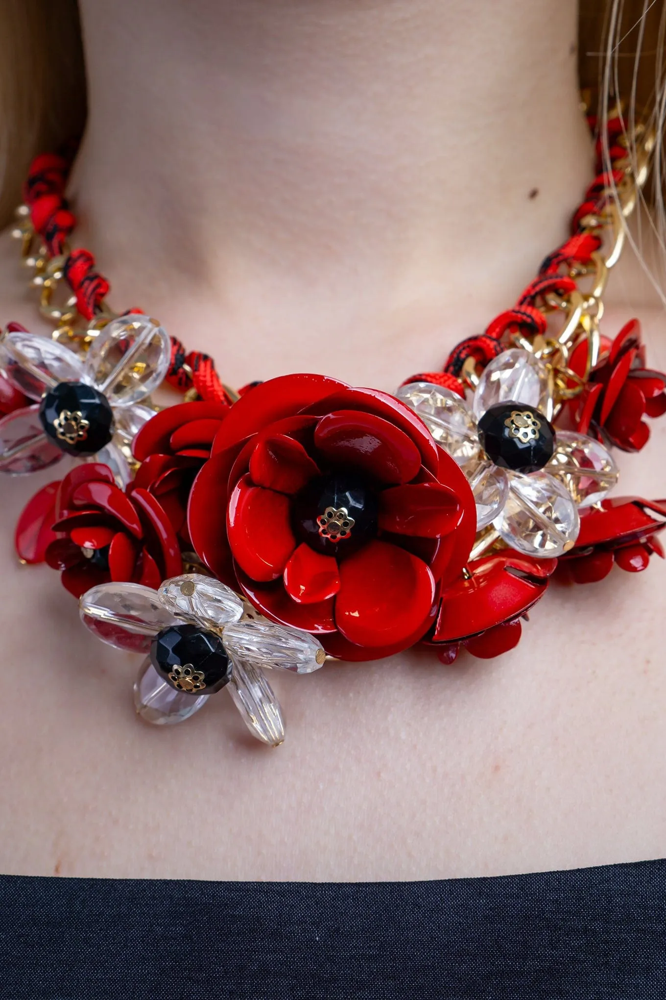 Red Rose Necklace