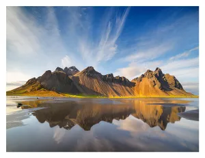 Reflections, Vesturhorn Evening