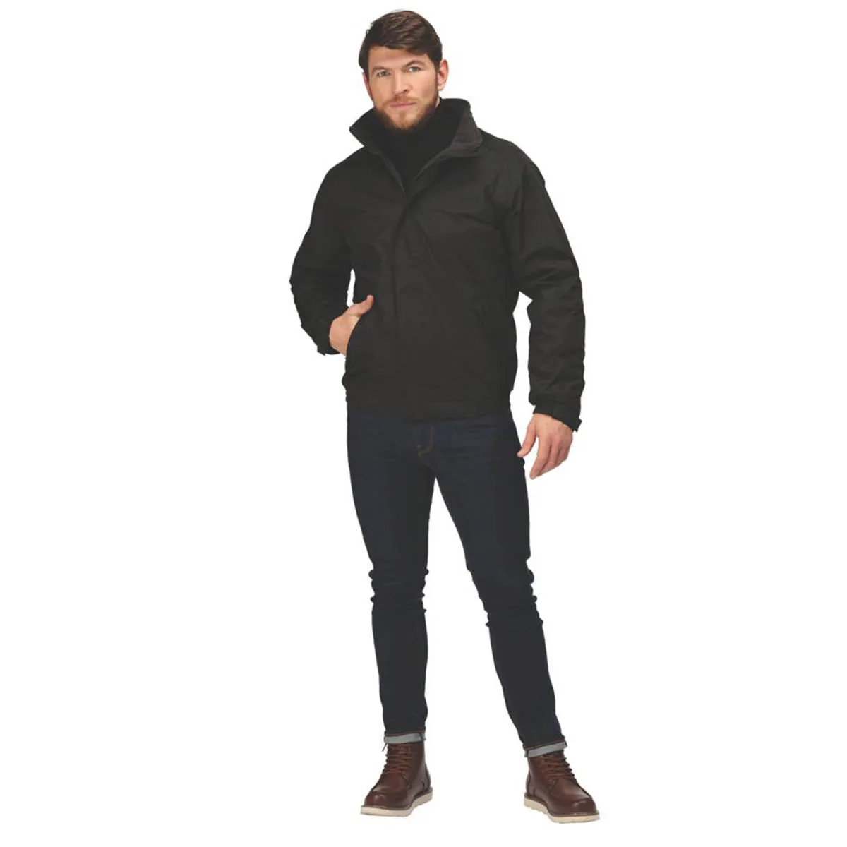Regatta Jacket Mens Black Waterproof Insulated Hooded 4X Large 53" Chest