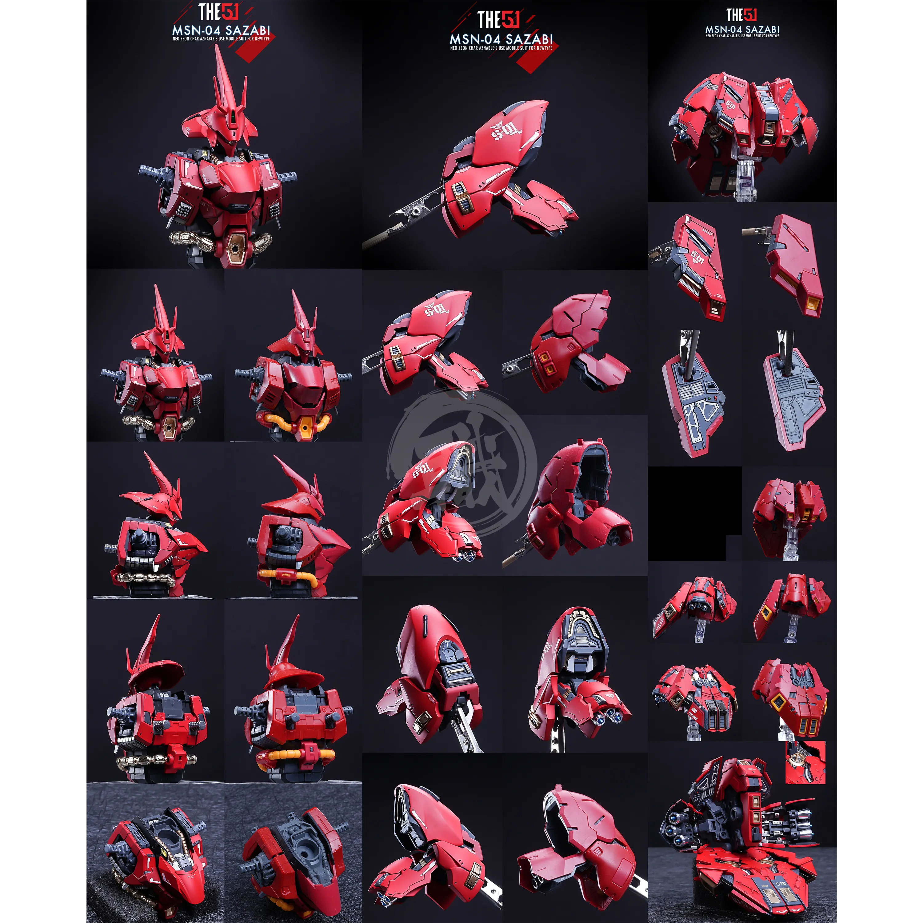 RG Sazabi Resin Conversion Kit