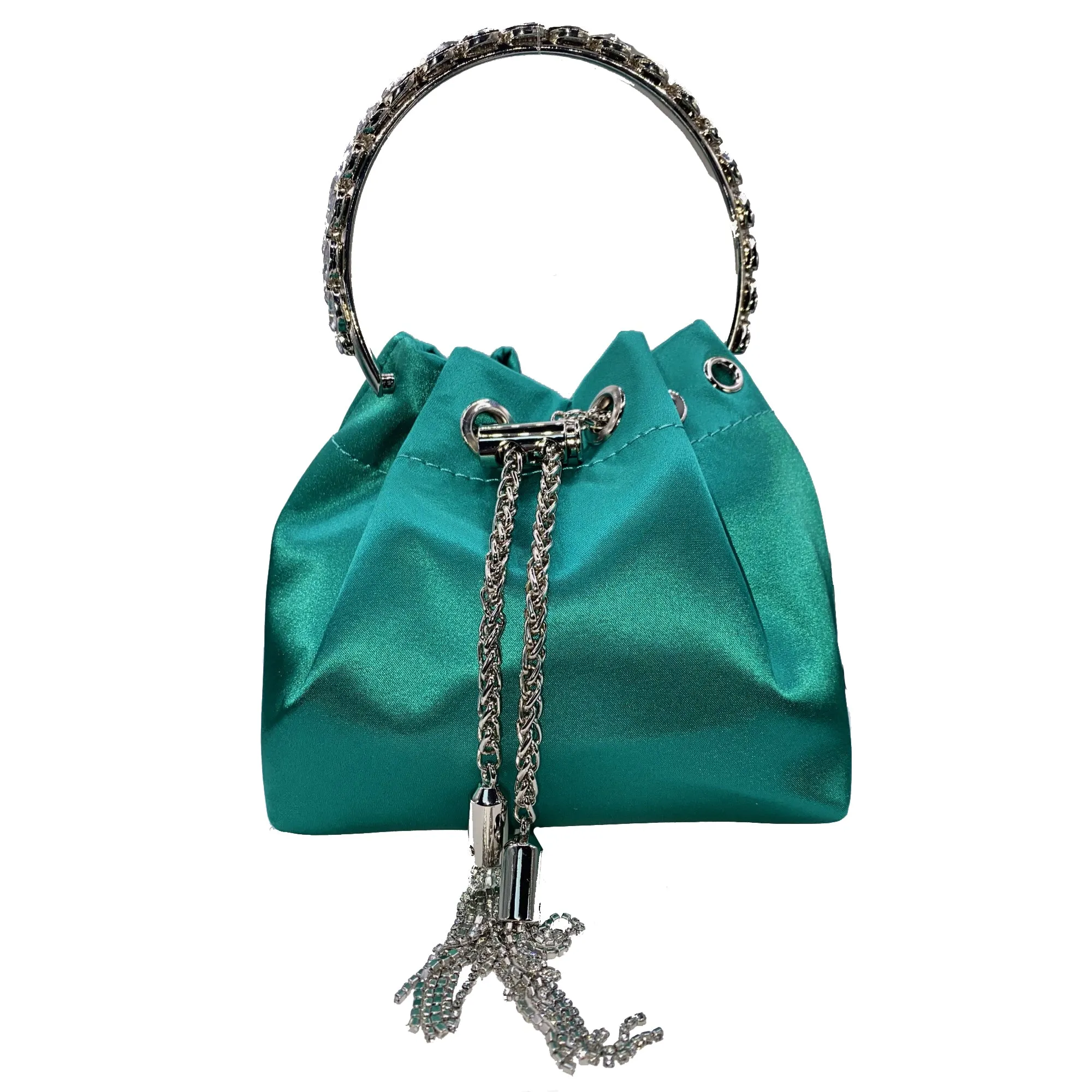 Rhinestone Bucket Bag For Women, Clutch Purse For Ladies Rhinestone Evening Party Shoulder Bag Sparkly Crystal Bucket Bag, Purse Wedding Purse Handbag Shoulder and Cross body Bag