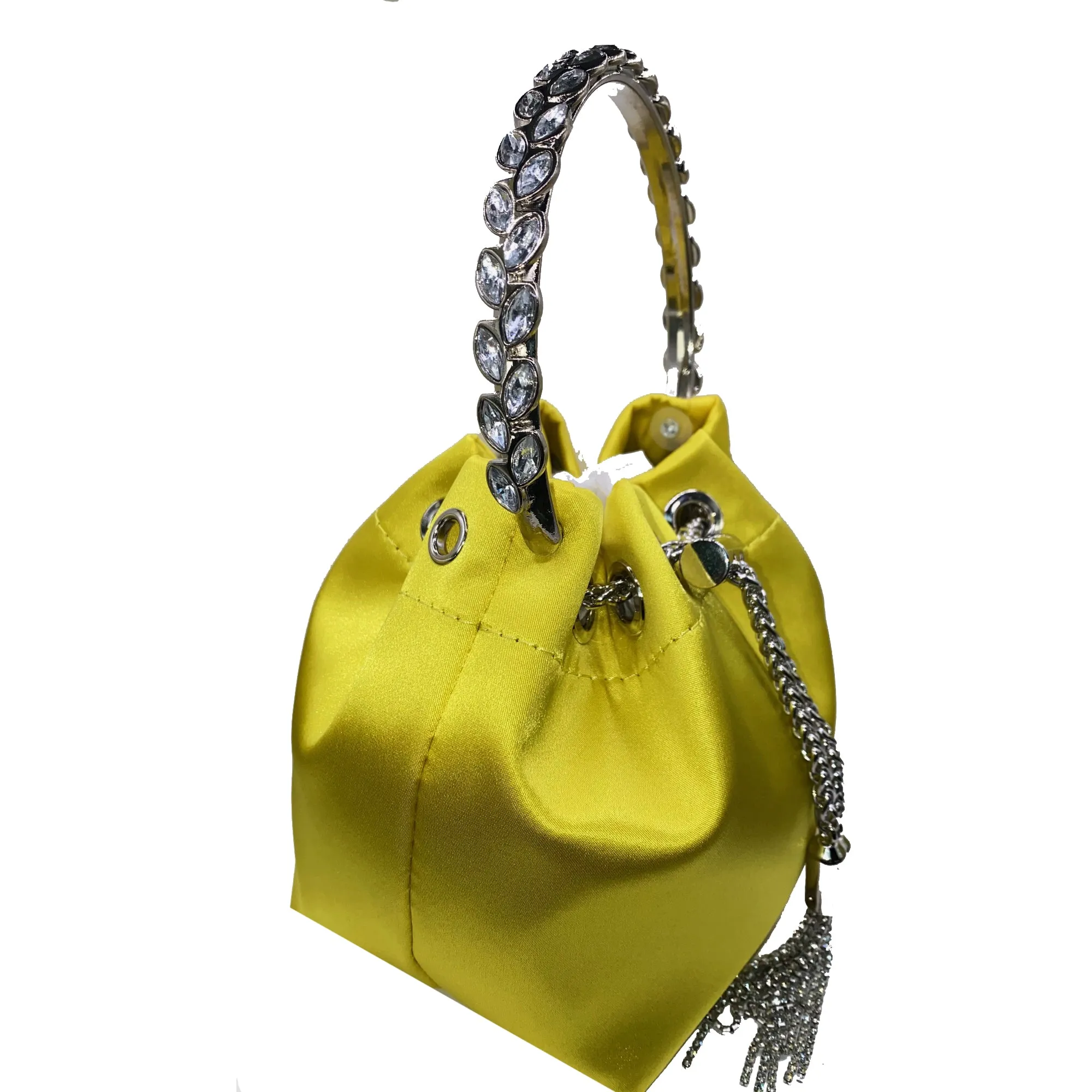 Rhinestone Bucket Bag For Women, Clutch Purse For Ladies Rhinestone Evening Party Shoulder Bag Sparkly Crystal Bucket Bag, Purse Wedding Purse Handbag Shoulder and Cross body Bag