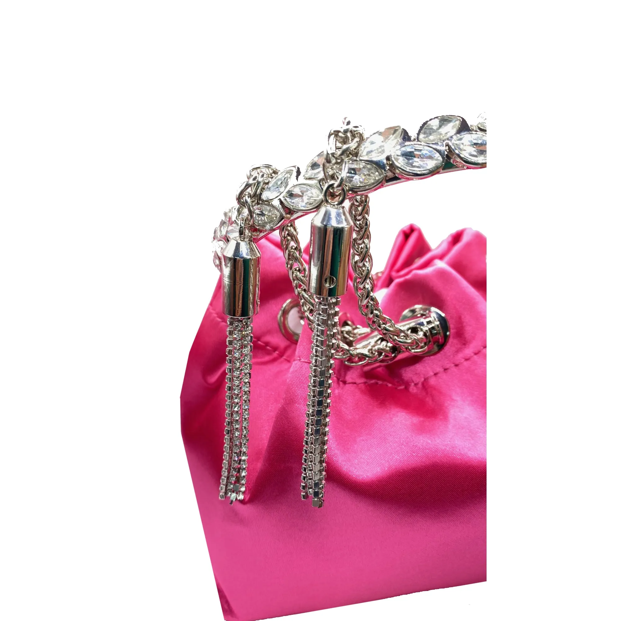 Rhinestone Bucket Bag For Women, Clutch Purse For Ladies Rhinestone Evening Party Shoulder Bag Sparkly Crystal Bucket Bag, Purse Wedding Purse Handbag Shoulder and Cross body Bag