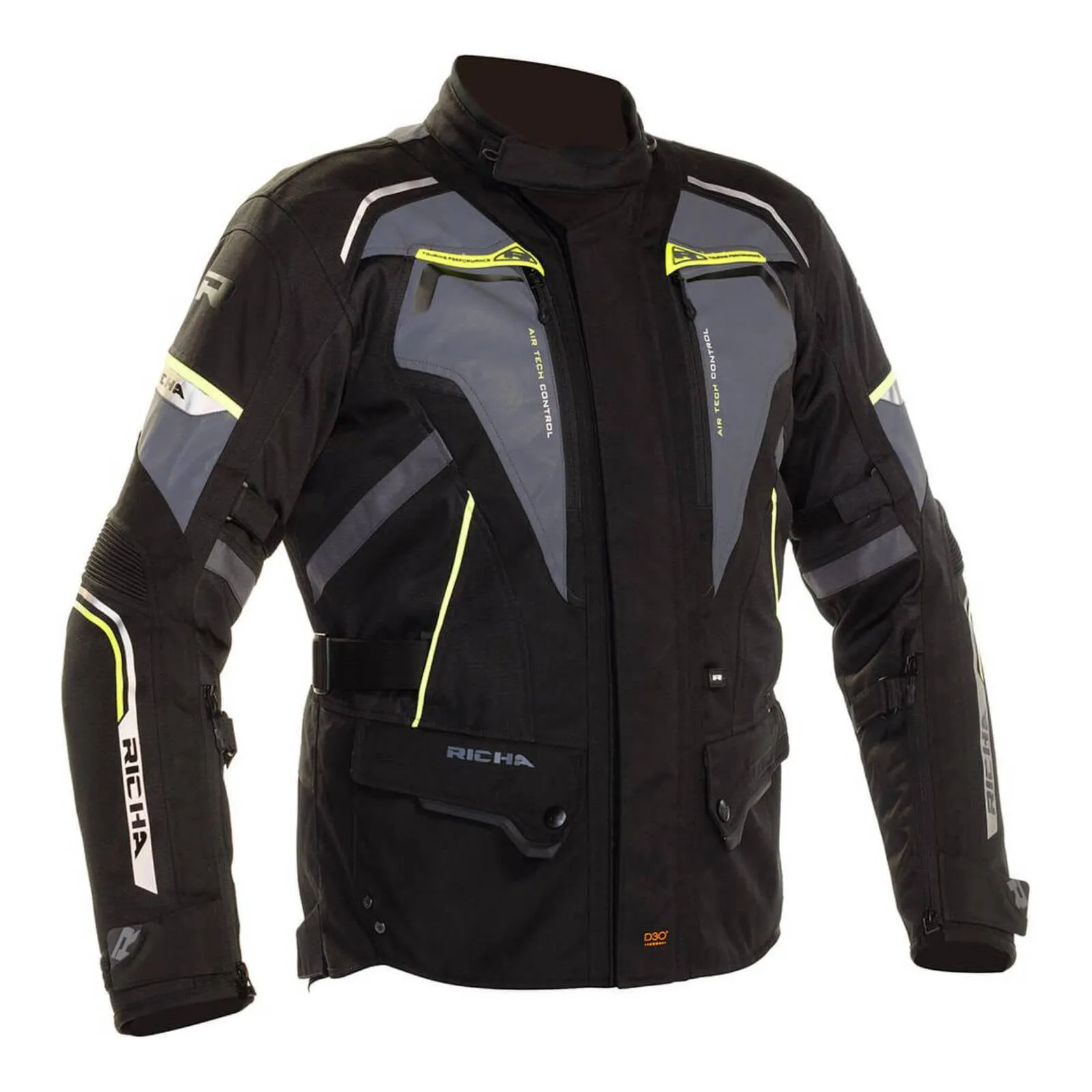 Richa Infinity 2 Flare Jacket - Black / Grey / Fluro