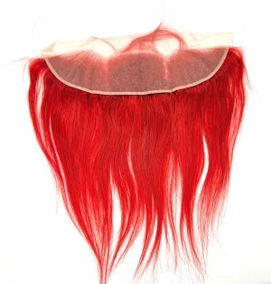 RIO Straight Frontal Ear to Ear 13X4 Red