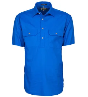 Ritemate Mens Closed Front Short Sleeve Shirt - 6 Colours
