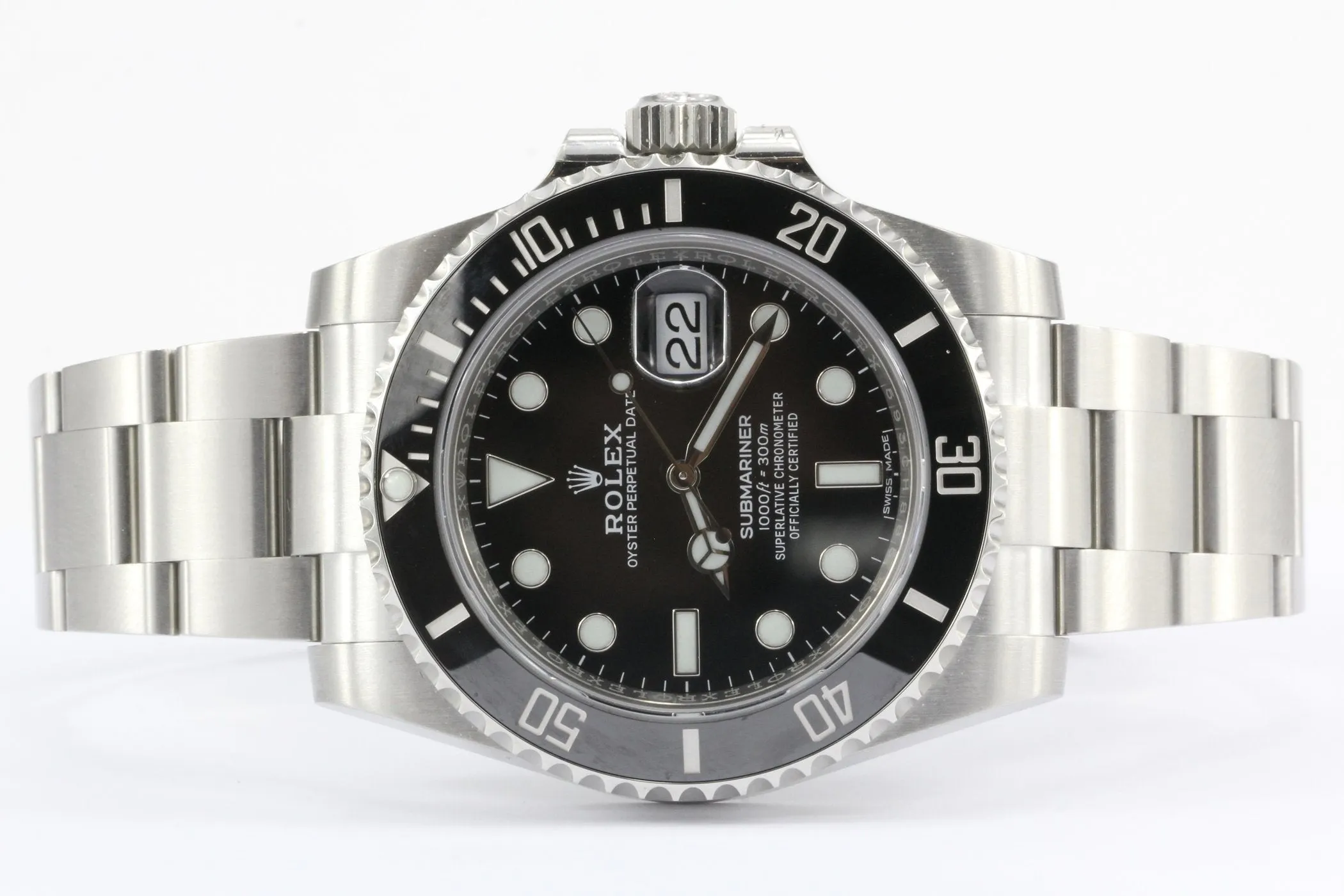 Rolex Stainless Steel Black Face Submariner 116610 c.2015