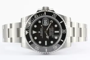 Rolex Stainless Steel Black Face Submariner 116610 c.2015