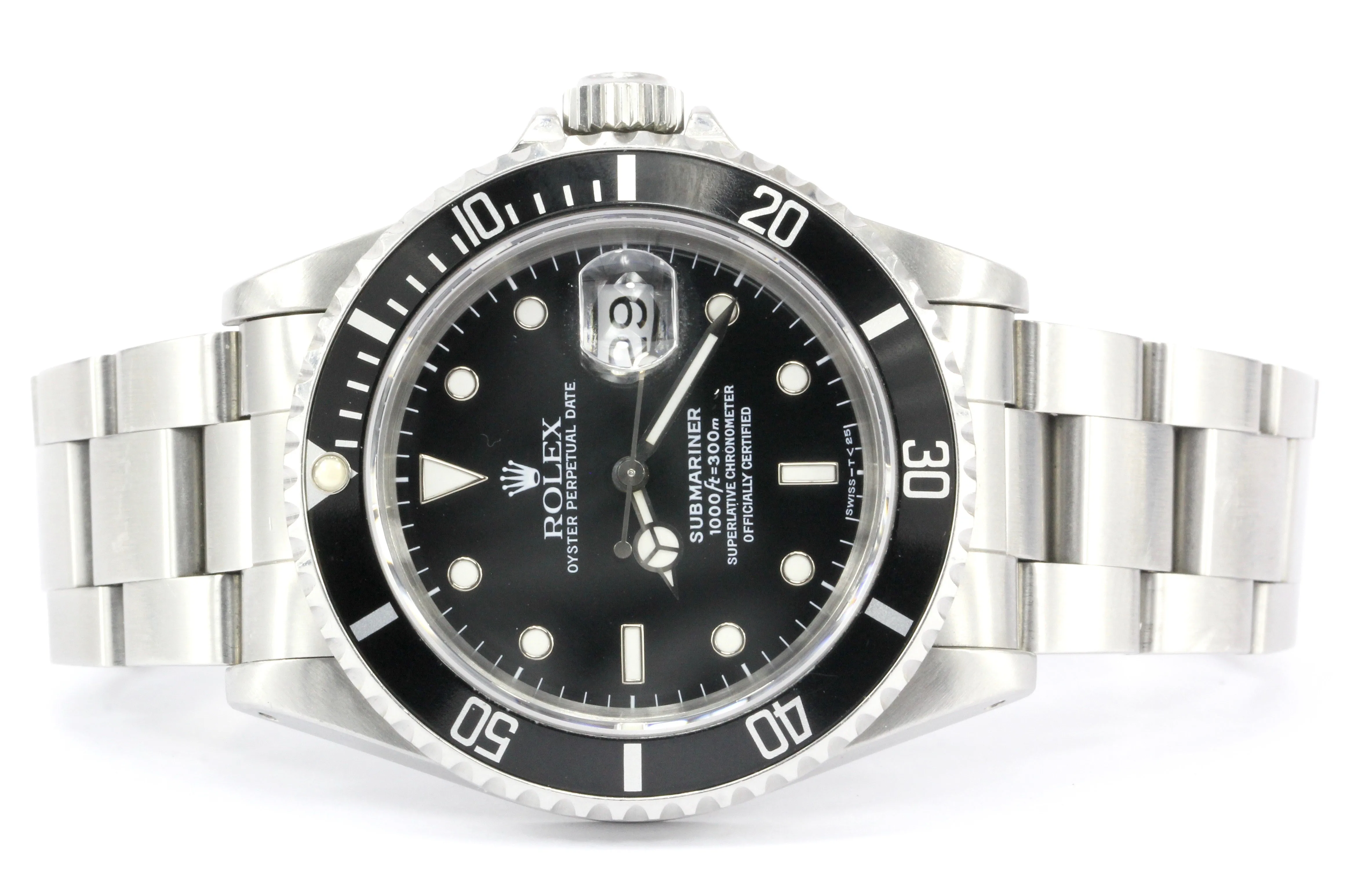 Rolex Submariner Stainless Steel Model 16610 Circa 2005
