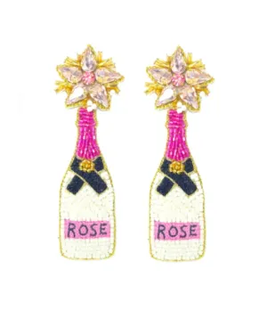 Rose Champagne Earrings
