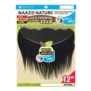 Shake-N-Go Naked Nature 100% Brazilian Remy Wet And Wavy Lace Frontal Closure - 13X4 BOHEMIAN