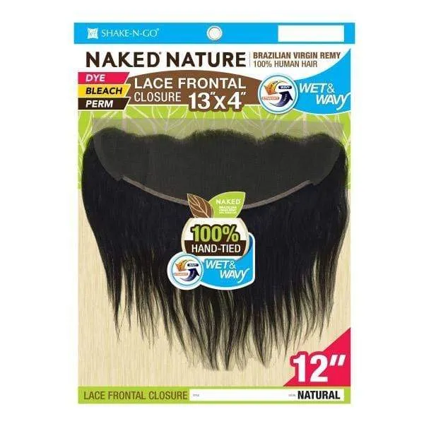 Shake-N-Go Naked Nature 100% Brazilian Remy Wet And Wavy Lace Frontal Closure - 13X4 BOHEMIAN