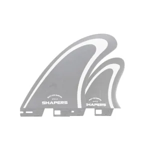 SHAPERS STFX GREY TWIN FIN SHAPERS 2 TAB