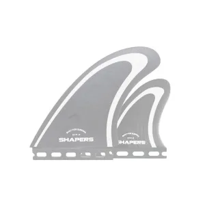 SHAPERS STFX TWIN FIN GREY SINGLE TAB