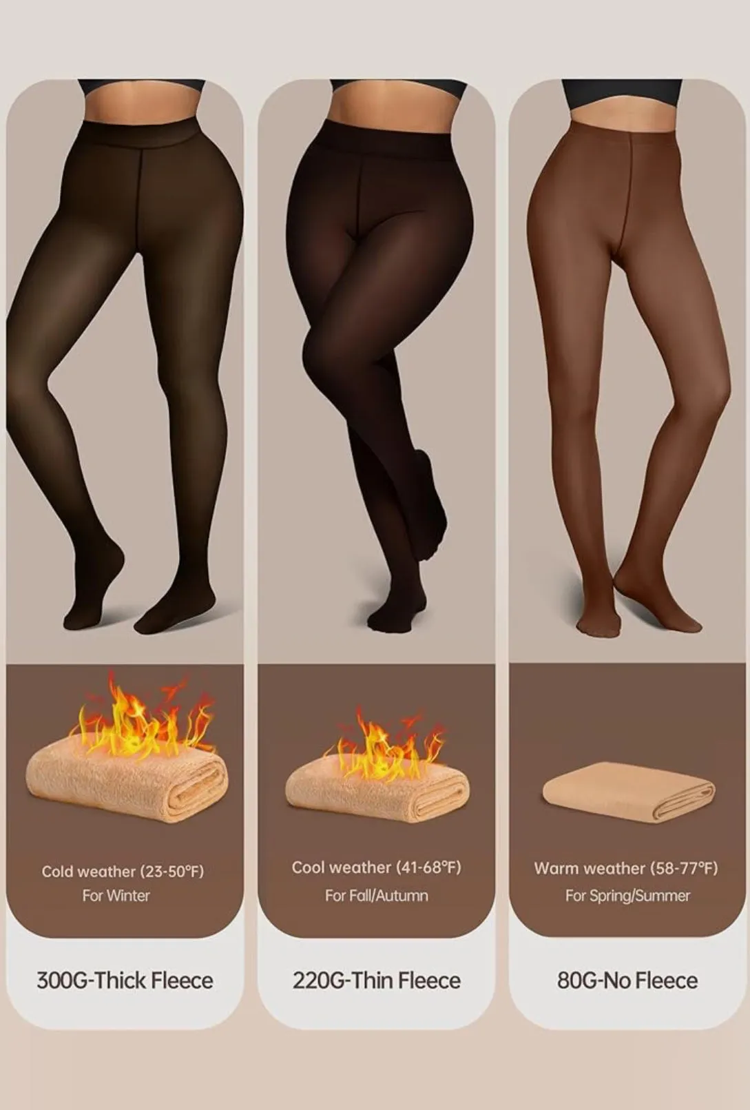 SHE LINED TIGHTS