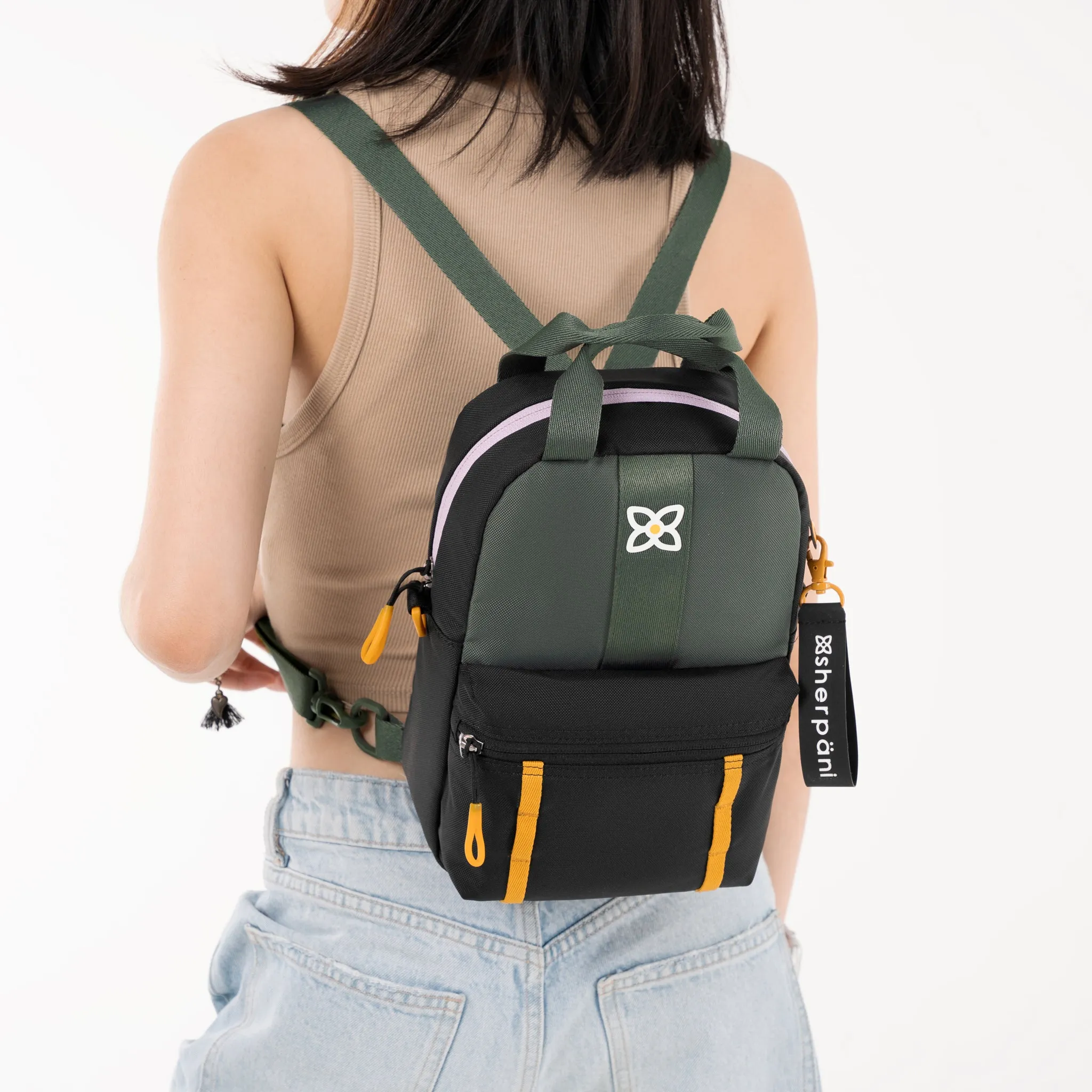 Sherpani Logan Mini Backpack/ Crossbody juniper