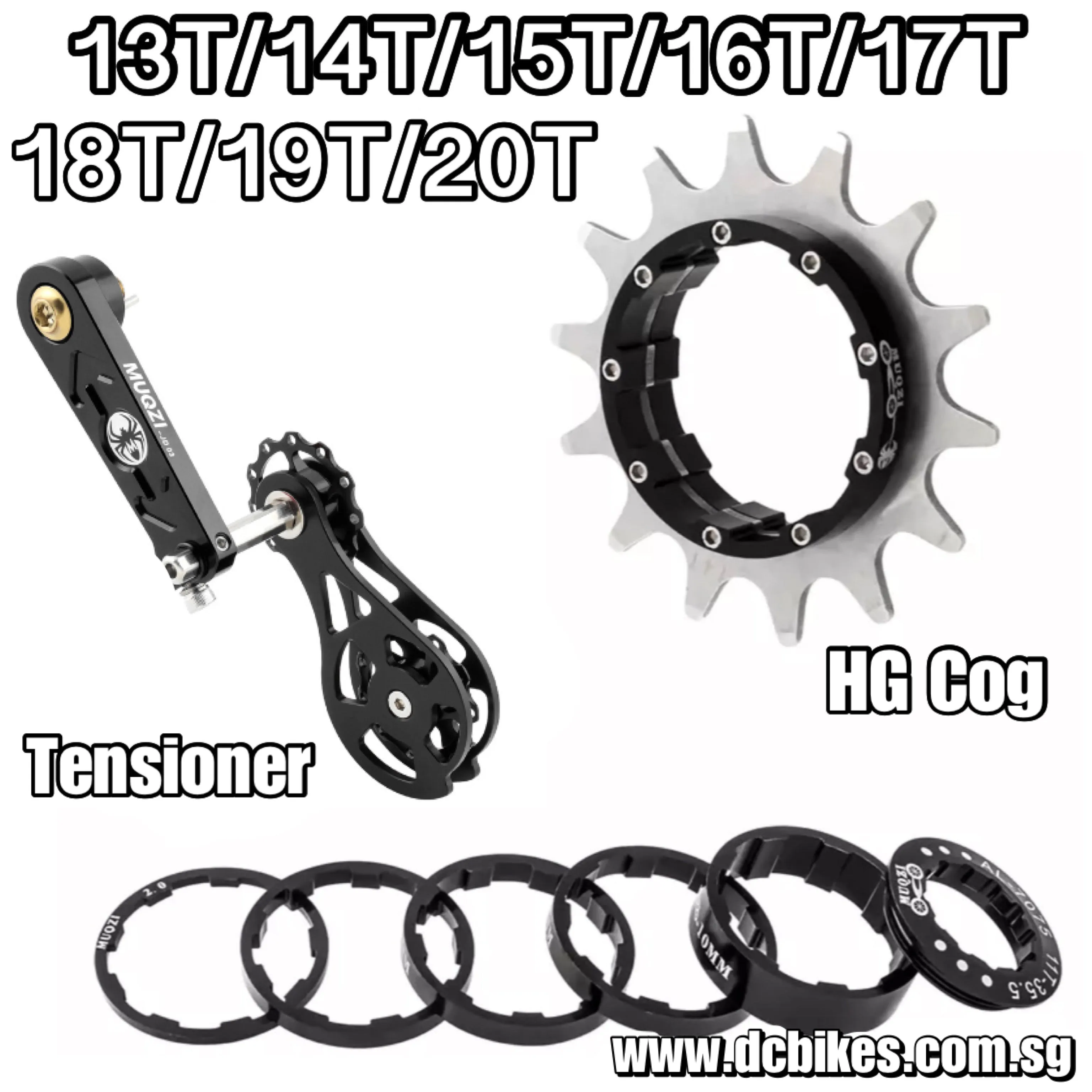 Single Speed Conversion Kit For HG Cassette | Chain Tensioner