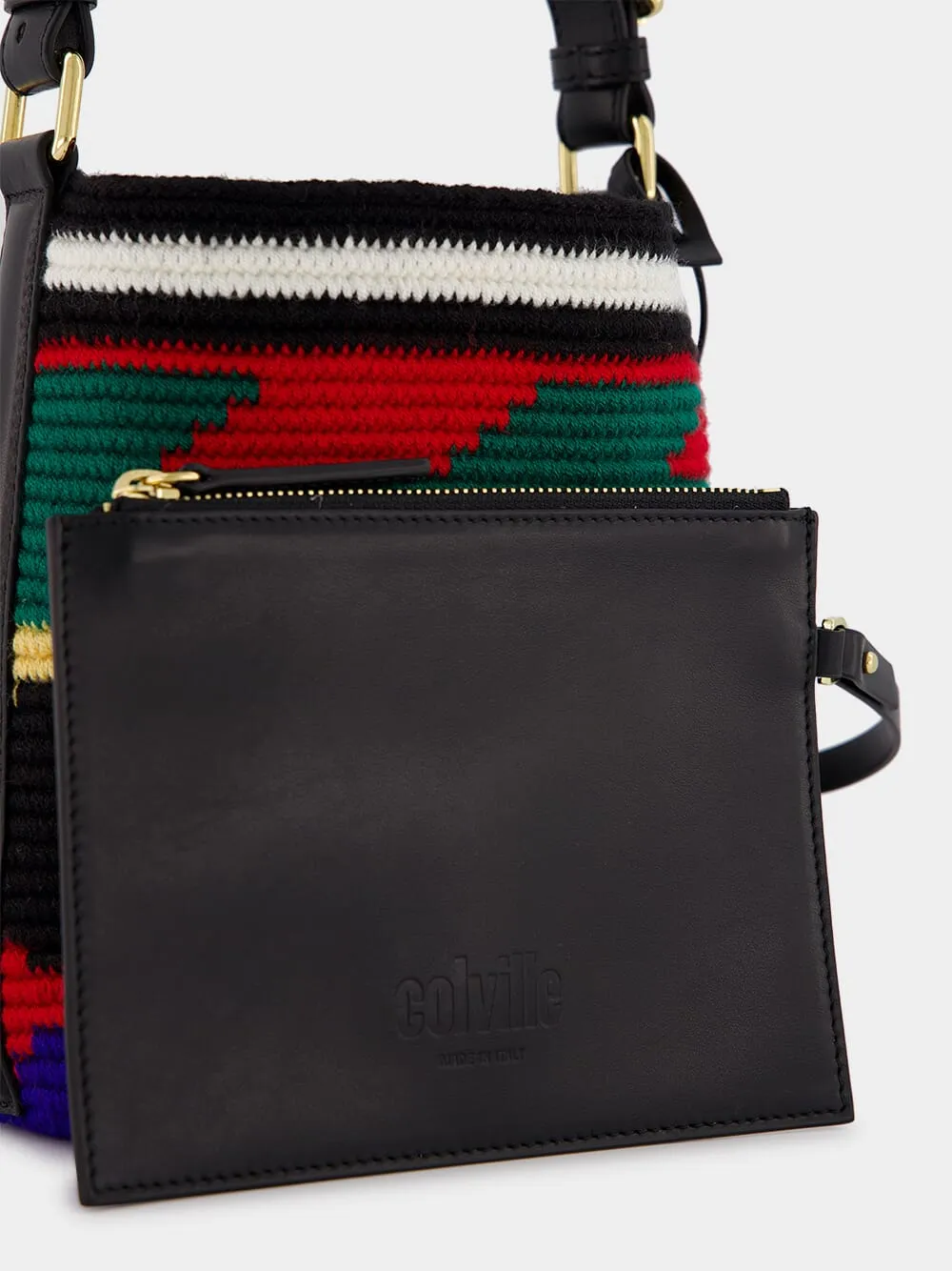 Small Arrow Cylinder Shoulder Bag