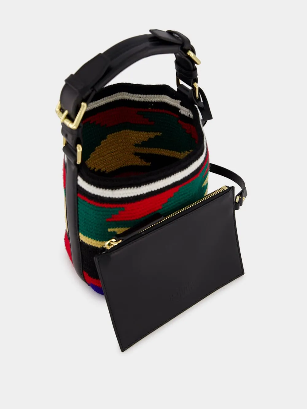 Small Arrow Cylinder Shoulder Bag