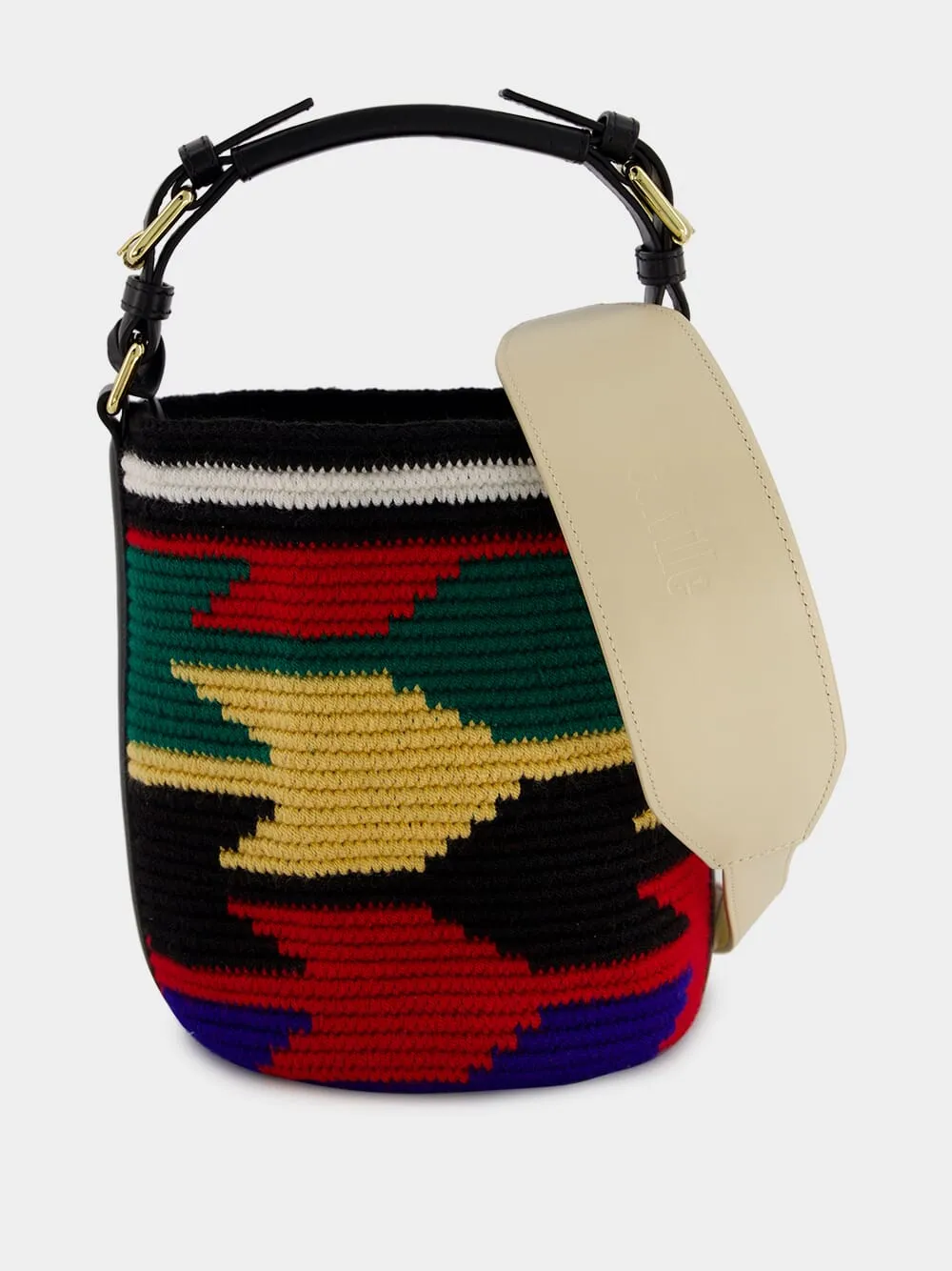 Small Arrow Cylinder Shoulder Bag