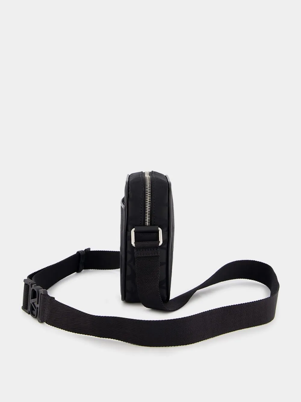 Small Black Iconographe Nylon Shoulder Bag