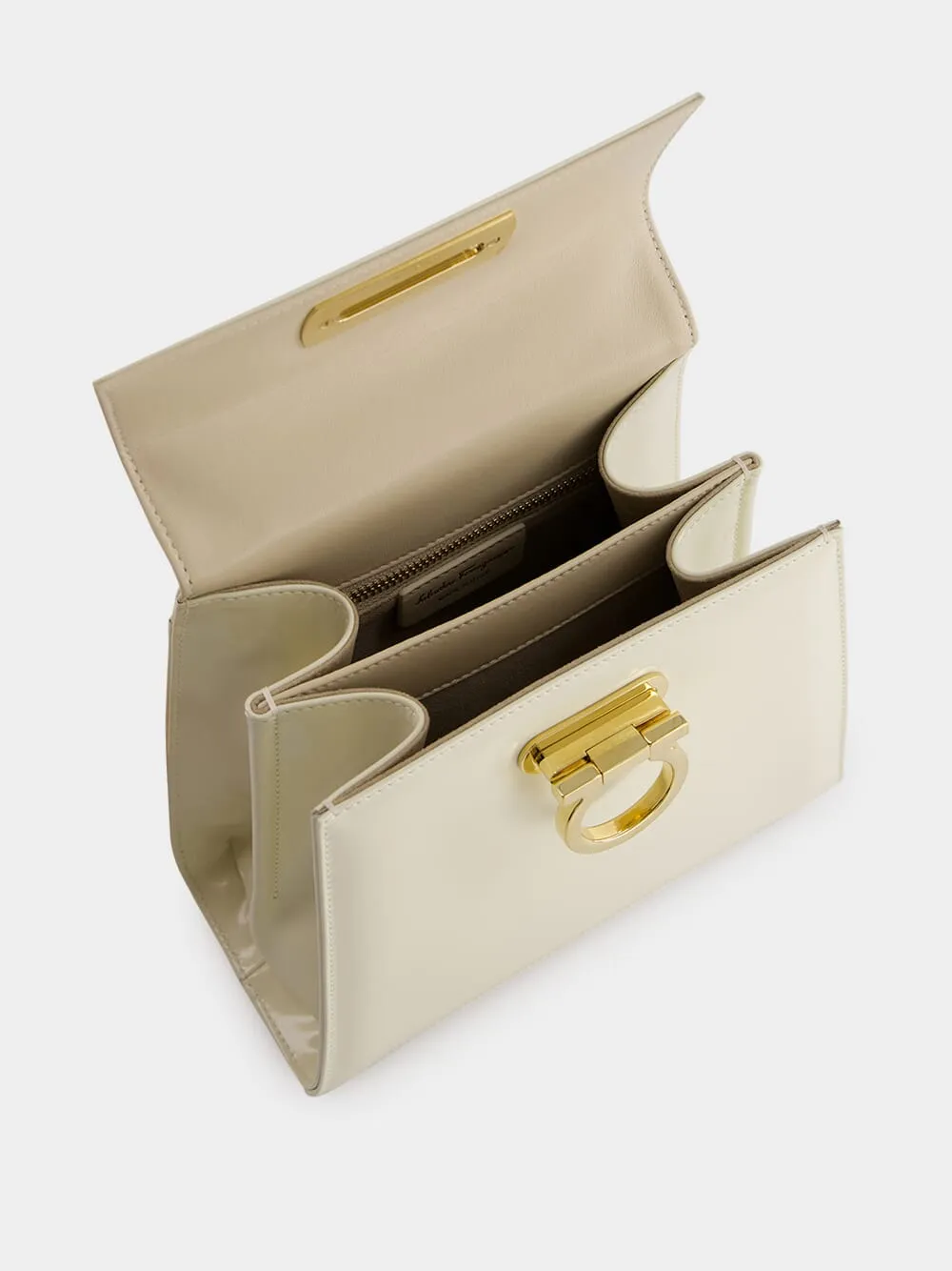 Small Iconic Magnolia Top Handle Bag