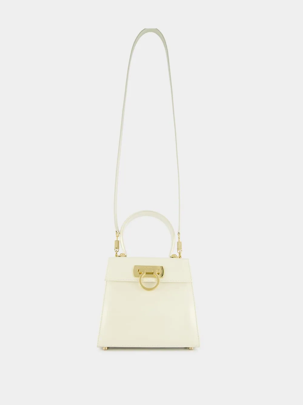 Small Iconic Magnolia Top Handle Bag
