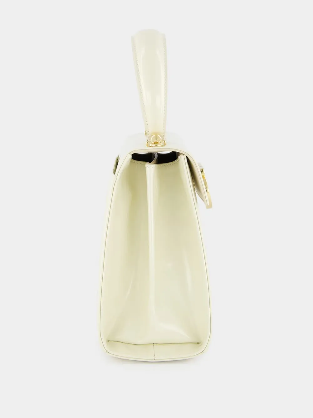 Small Iconic Magnolia Top Handle Bag