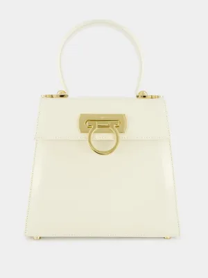 Small Iconic Magnolia Top Handle Bag