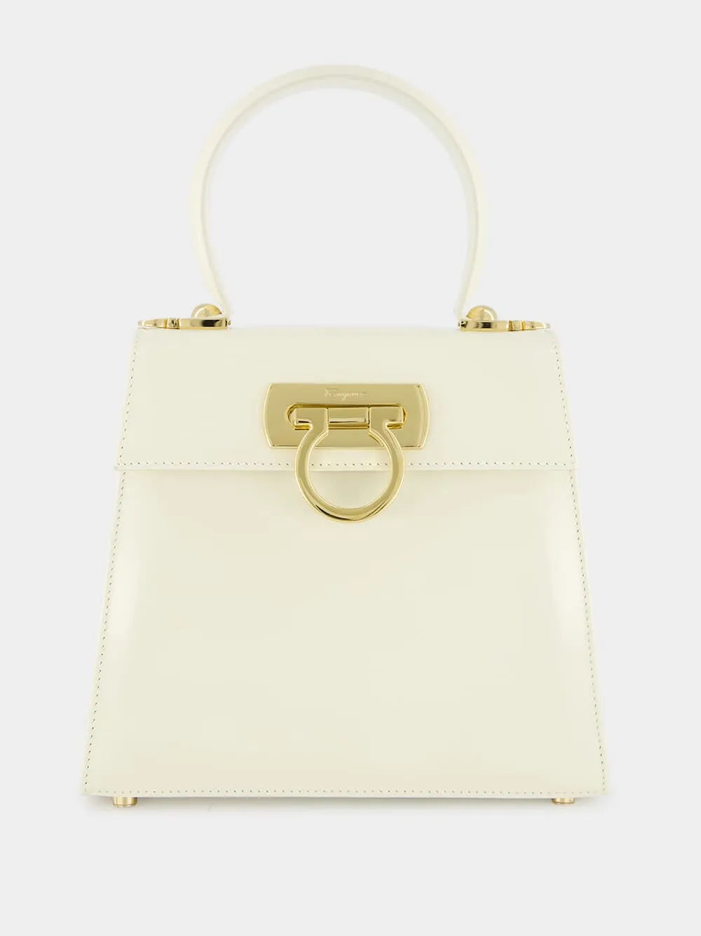 Small Iconic Magnolia Top Handle Bag