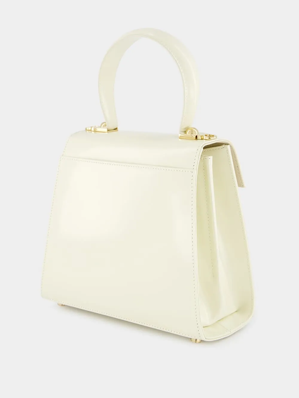 Small Iconic Magnolia Top Handle Bag