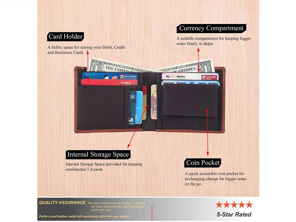 Smooth Premium 12 Card Billfold RFID Wallet #4561