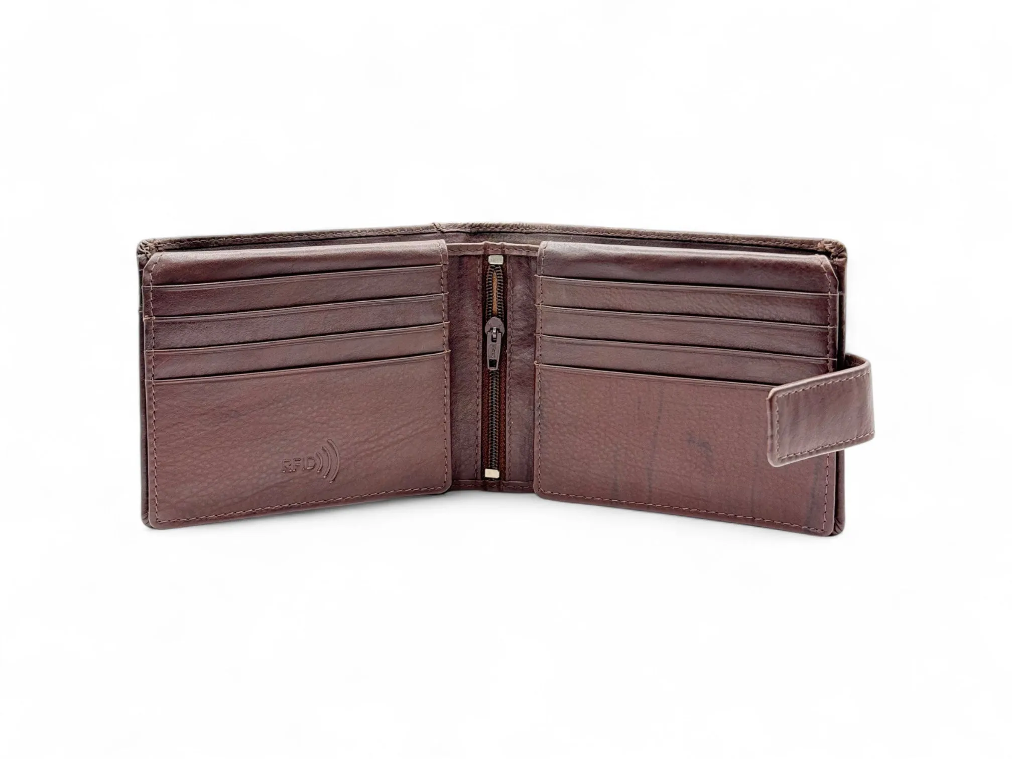Smooth Premium 20 Card Billfold RFID Wallet Loop #1244NL