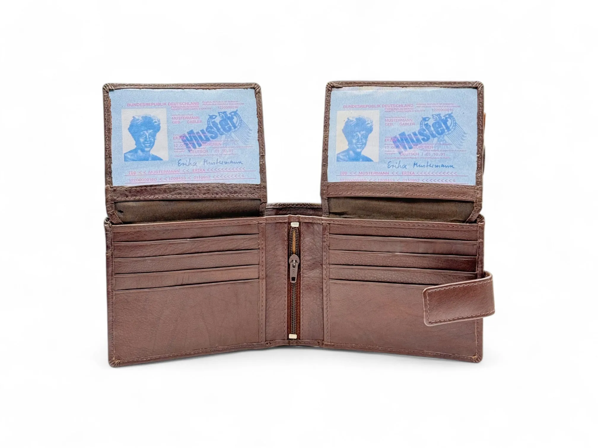 Smooth Premium 20 Card Billfold RFID Wallet Loop #1244NL
