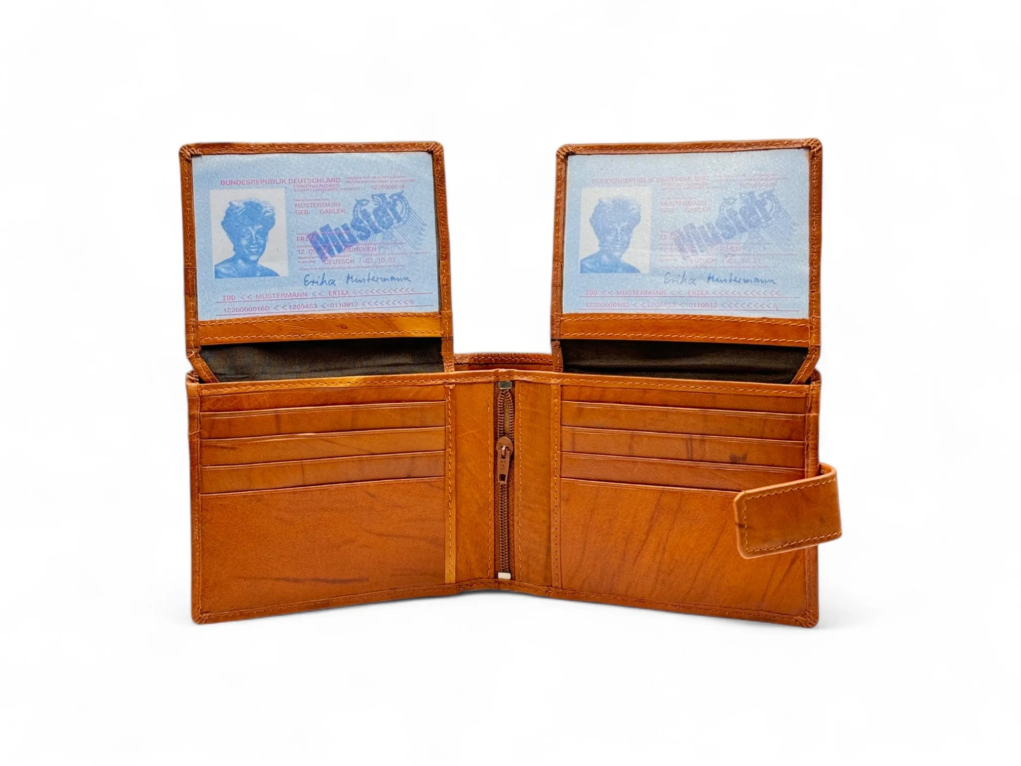 Smooth Premium 20 Card Billfold RFID Wallet Loop #1244NL